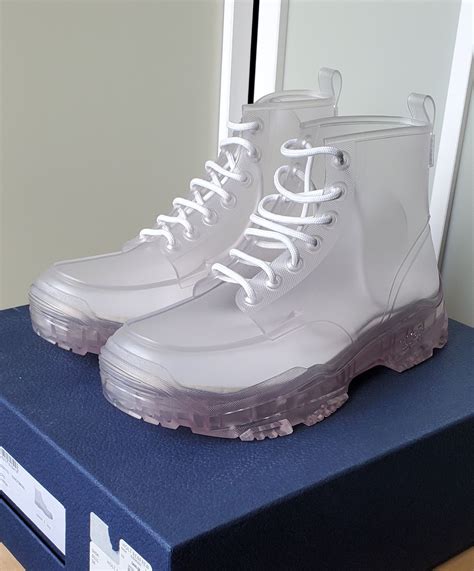 translucent dior boots